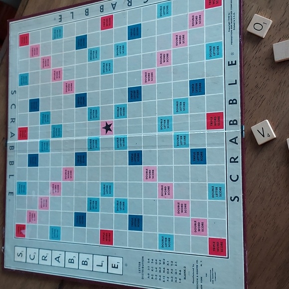 SCRABBLE 1948 by Selchow & Righter Co., Vintage - Picture 4 of 7